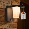 LED Außenwandleuchte mit Bewegungsmelder UMAX Anthrazit – Produktbild-Vorschau 1