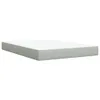 Boxspringbett mit Matratze Hellgrau 160x200 cm Samt Produktbild-Vorschau 7