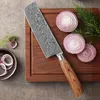 Couteau Nakiri Wakoli EDIB Pro en damas I Lame de 17 cm I Voir les images du produit 5