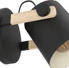 Nástěnné osvětlení Eglo 43046 HORNWOOD E27 1x28W černé Náhled obrázku produktu 4