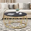 M MCombo Couchtisch Rund Holz, Modern Sofatisch Produktbild-Vorschau 2