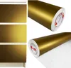 DecoMeister Möbelfolie selbstklebend 100x200 cm - Gold Matt Produktbild-Vorschau 1