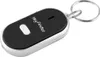 A black and silver key finder attached to a keyring, shown against a white background. Produktbild-Vorschau