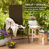 Estoril Gartenstuhl Polyrattan Aluminium 8-Stufen klappbar Produktbild-Vorschau 9