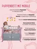Bayer Chic 2000 Puppenbett mit Mobile - Farbe: Puntos grey; Produktbild-Vorschau 4