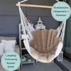 Love Gifts® Závesné kreslo s 2 vankúšmi v tvare škrupiny a Náhľad obrázku produktu 2