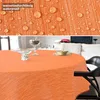 Tischdecke Wachstuch Einfarbig Rot Robust Wasserabweisend Produktbild-Vorschau 4