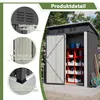 Geräteschuppen Gartenhaus Gerätehaus Metall Lagerschuppen Produktbild-Vorschau 3