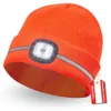 Gebol Mütze Beanie LED mit Reflektionsstreifen orange Produktbild-Vorschau 2