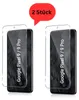 Two screen protectors for Google Pixel 9 / 9 Pro phones are displayed side-by-side on a white background. A red speech bubble with '2 Stück' (2 pieces) is above the products. Produktbild-Vorschau