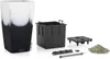 LECHUZA® Pflanzsäule CUBICO Color 30 Cambio Black & White Produktbild-Vorschau 2