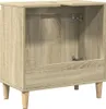 vidaXL Mobile base lavabo rovere Sonoma 58x33x60 cm Anteprima dell’immagine prodotto 6