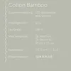 Product information for Cotton Bamboo yarn. Produktbild-Vorschau