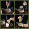 Matcha Teezeremonie Set, Matcha Schneebesen, Glas Schale, Produktbild-Vorschau 5