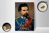 Holzschild Portrait 12x18cm Nostalgie König Ludwig II Produktbild-Vorschau 3
