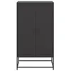 vidaXL Highboard Schwarz 68,5x38,5x123,5 cm Stahl Produktbild-Vorschau 6