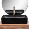 Umywalka nablatowa REA Inga Black Marble Mat Podgląd zdjęcia produktu 6