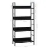 VidaXL 288222, Schwarz, 4 Regale, Stahl, Holz, 15 kg, 60 kg Produktbild-Vorschau 13