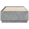 vidaXL Struttura letto grigio cemento 100x200 cm materiale Anteprima dell’immagine prodotto 4