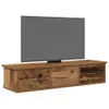 vidaXL Wandschrank Altholz-Optik 88x26x18,5 cm Produktbild-Vorschau 3