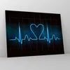 Bilder auf glas - Grafik herz kardiologie - 70x50cm - Produktbild-Vorschau 4