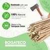 BOGATECO 3x zahradní plot z lískového dřeva 120cm x 20cm Náhled obrázku produktu 6