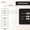 DOMINO Türgriff Drückergarnitur BB-Buntbart Set | Produktbild-Vorschau 4