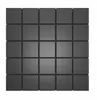 4 pannelli acustici a parete con set di montaggio | "GRID" Anteprima dell’immagine prodotto 4