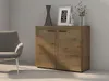 Úzká komoda s dvířky THISE - dub lefkas Náhled obrázku produktu 1