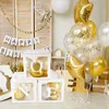 1.Geburtstag Ballon Box Deko für Mädchen Junge,3 x Produktbild-Vorschau 2