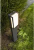 A modern outdoor LED path light is shown in a garden setting, surrounded by lush green grass and tall plants. Anteprima dell’immagine prodotto