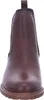 A front view of a brown leather bootie. Produktbild-Vorschau
