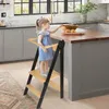 Holz Lernturm Montessori Stehhilfe,Klappbare Produktbild-Vorschau 1