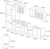 Küchenzeile Vicco R-Line Schwarz Hochglanz/Weiß 350 cm mit Produktbild-Vorschau 7