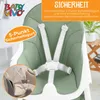 Baby Vivo Design 2in1 Kinderhochstuhl - Oscar in Grün Produktbild-Vorschau 6