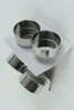 Teelichthalter Adventskranz Metall 4,2cm mit Dorn silber, 4 Produktbild-Vorschau 3
