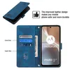 Pouzdro pro Motorola Moto G32 vyražené Flip kožené Náhled obrázku produktu 5
