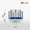 Trampolina 10FT 312CM Corciano z siatką zewnętrzną i Podgląd zdjęcia produktu 13