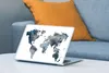 MuchoWow® Laptop Aufkleber Sticker Cover Weltkarte - Produktbild-Vorschau 4