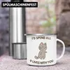 Trendation - Valentinstag Emaille Tasse Geschenk für Ihn Produktbild-Vorschau 3