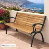 Gartenbank MADEIRA aus Holz & Gusseisen | 2-Sitzer | Produktbild-Vorschau 5
