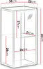 Glasvitrine RIONATA 9 – graphit Produktbild-Vorschau 3