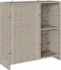 vidaXL Skriňa s dvierkami svetlosivá 100 x 36 x 102 cm Náhľad obrázku produktu 1
