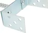 A close-up shot of a metal U-shaped post bracket with screw holes. Náhľad obrázku produktu