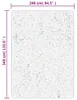 vidaXL Dywan OVIEDO z krótkim włosiem turkusowy 240x340 cm Podgląd zdjęcia produktu 8