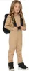 A young girl wearing a costume and backpack, posing for a product image. Náhľad obrázku produktu