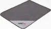 A gray quilted dog mat with a light gray section at the bottom featuring the "Hobbydog" logo. Voir les images du produit