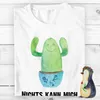 Mr. & Mrs. Panda T-Shirt Kaktus Happy - Weiß - Geschenk, Produktbild-Vorschau 3