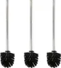 3/6er Set Toilettenbürste WC Bürste Edelstahloptik Stiel Produktbild-Vorschau 1