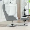 HOMCOM Relaxsessel mit Hocker, 360°drehbarer Fernsehsessel Produktbild-Vorschau 9